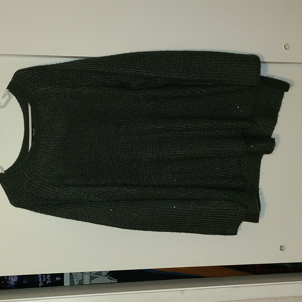 Vera Wang Simply Vera Comfy Knit Sweater 3X Light Sequins